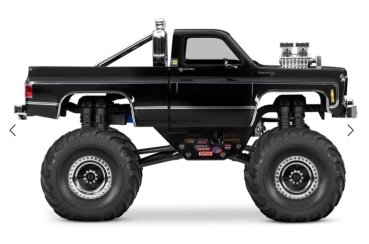 TRX98064-1-BLK TRX-4MT CHEVY K10 4X4 SCHWARZ 1/18 MONSTER-TRUCK RTR BRUSHED